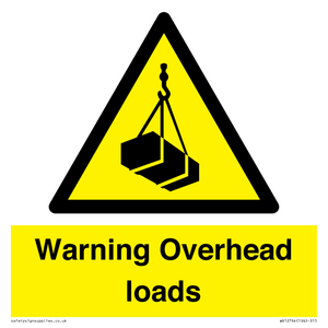 Warning Overhead loads
